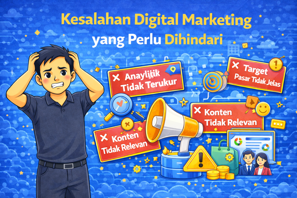 Kesalahan Digital Marketing yang Harus Dihindari