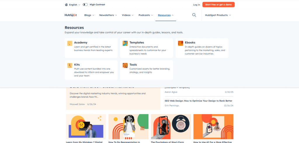 Contoh Implementasi B2B Marketing - HubSpot